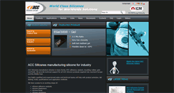Desktop Screenshot of acc-silicones.com